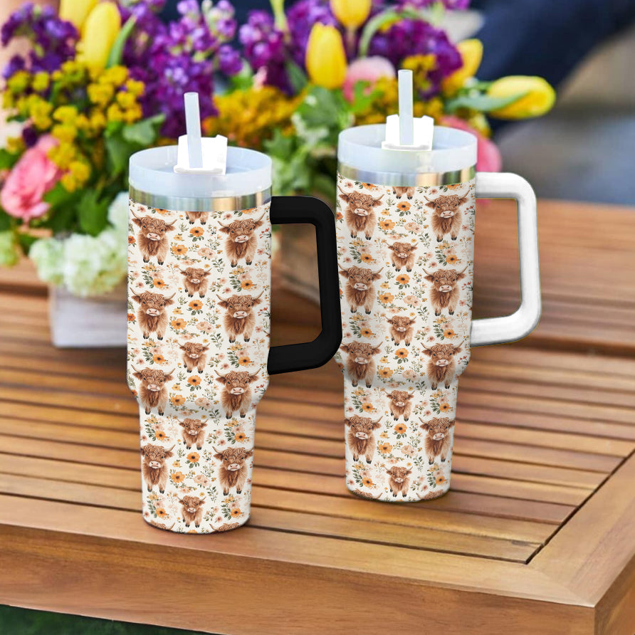 Ceeprints Tumbler Highland Blooms