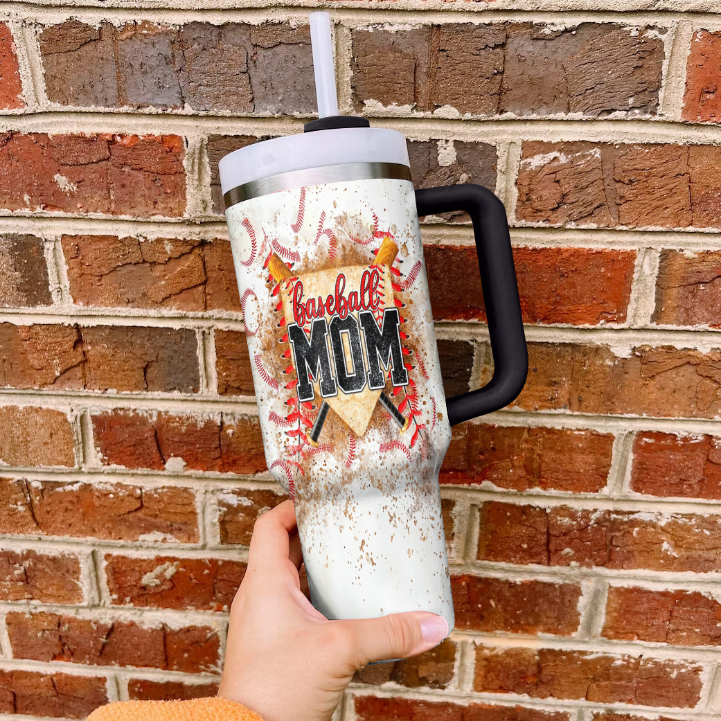 Ceeprints Tumbler Home Plate Mom