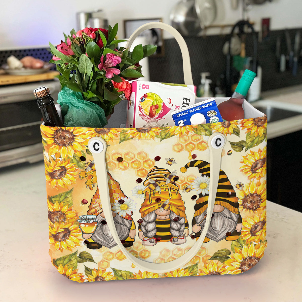 Ceeprints Cee™ Bag Honey Sunflower Gnomes
