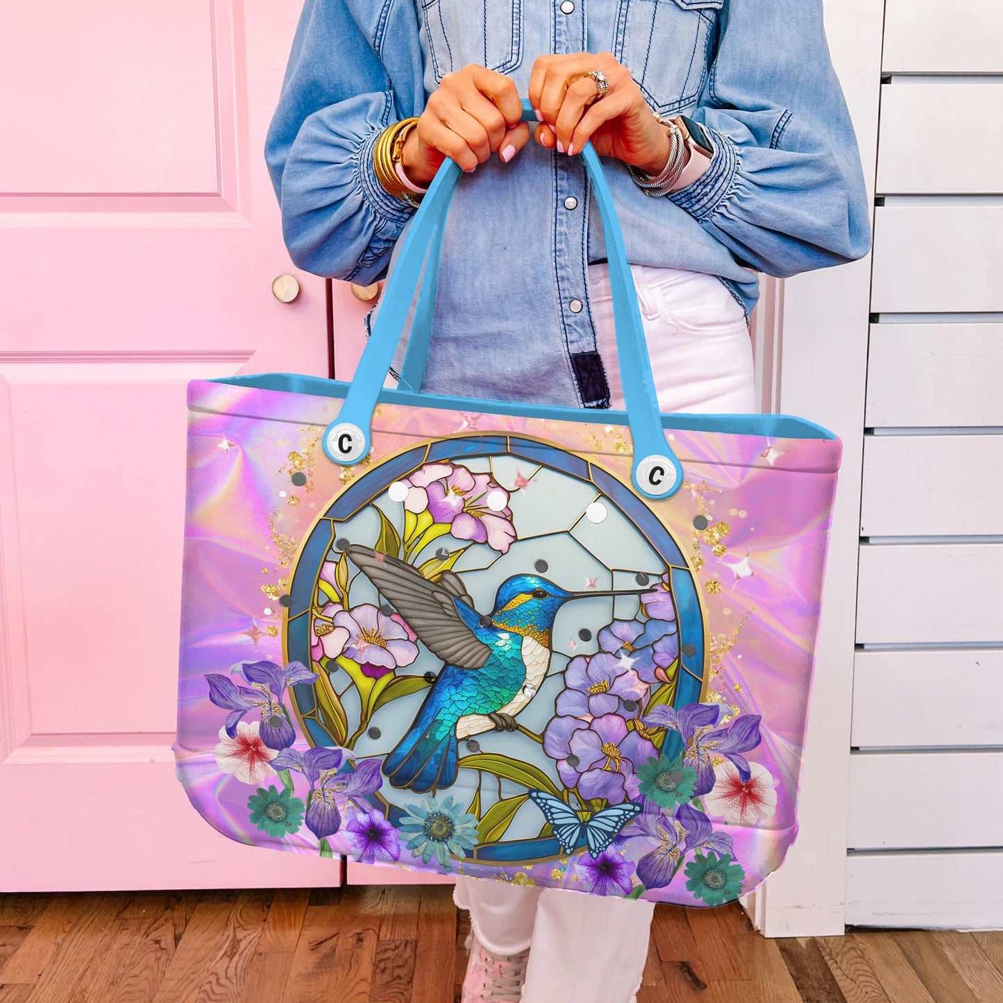 Ceeprints Cee™ Bag Hummgingbird Moasic Glass