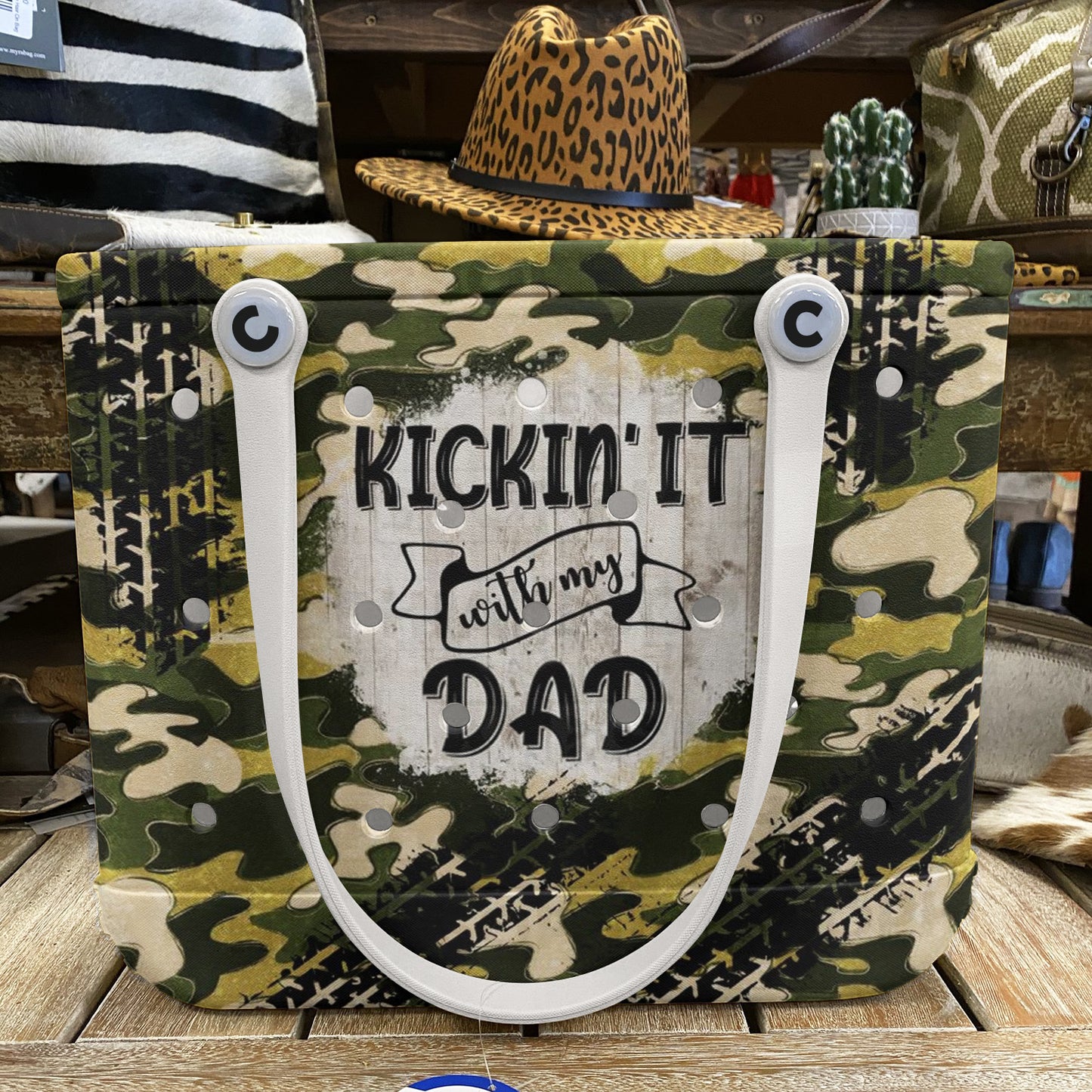 Ceeprints Cee™ Bag Kicking It with Dad