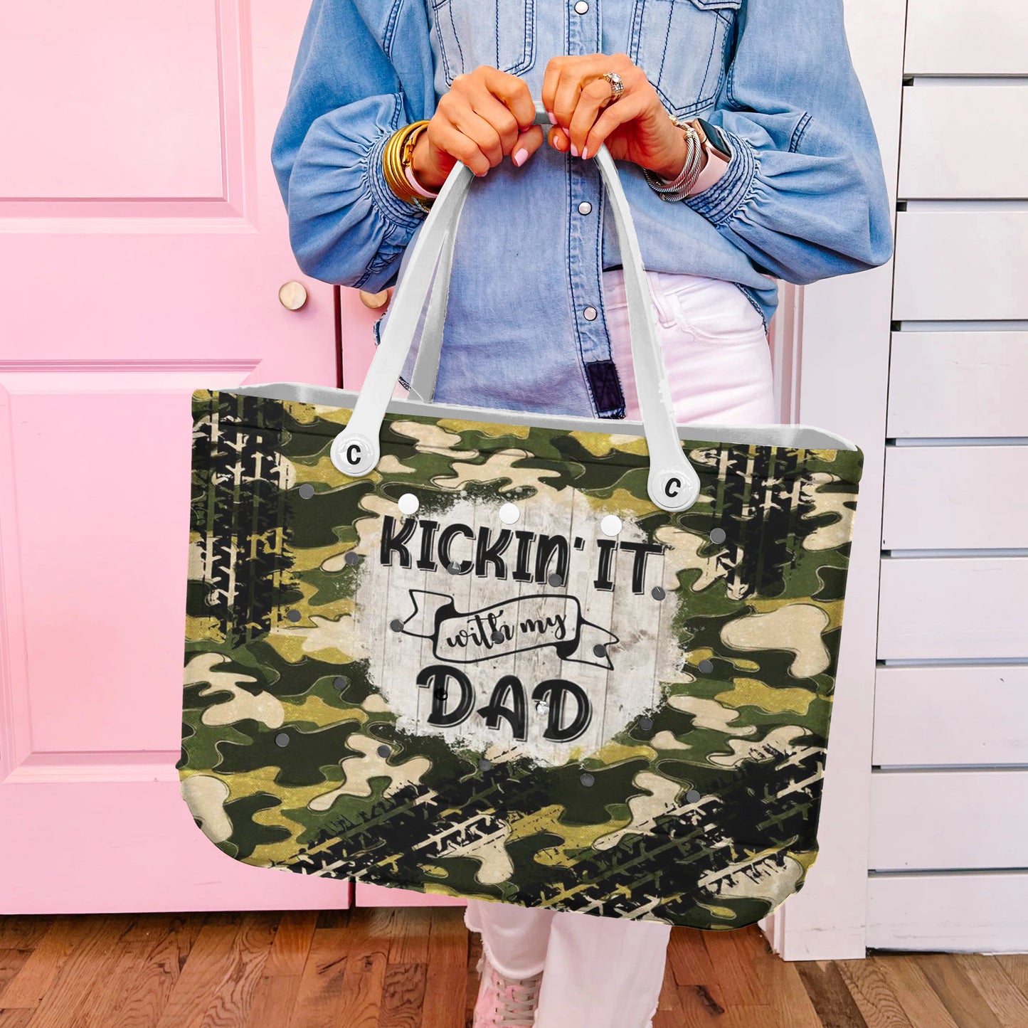 Ceeprints Cee™ Bag Kicking It with Dad