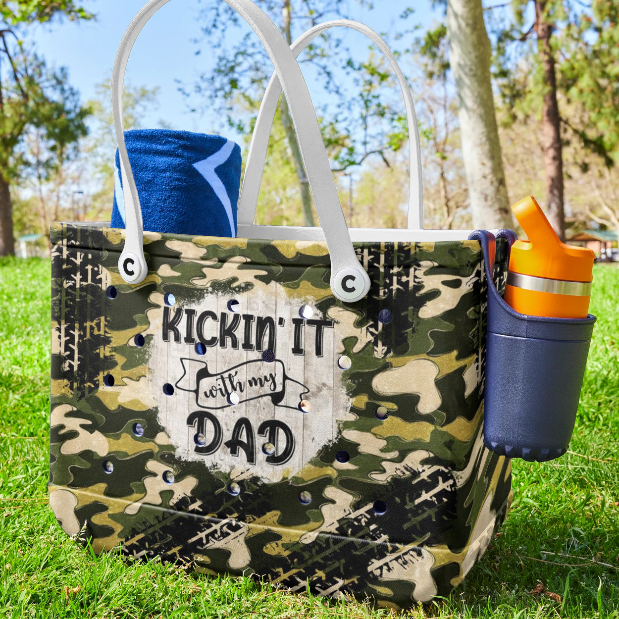 Ceeprints Cee™ Bag Kicking It with Dad