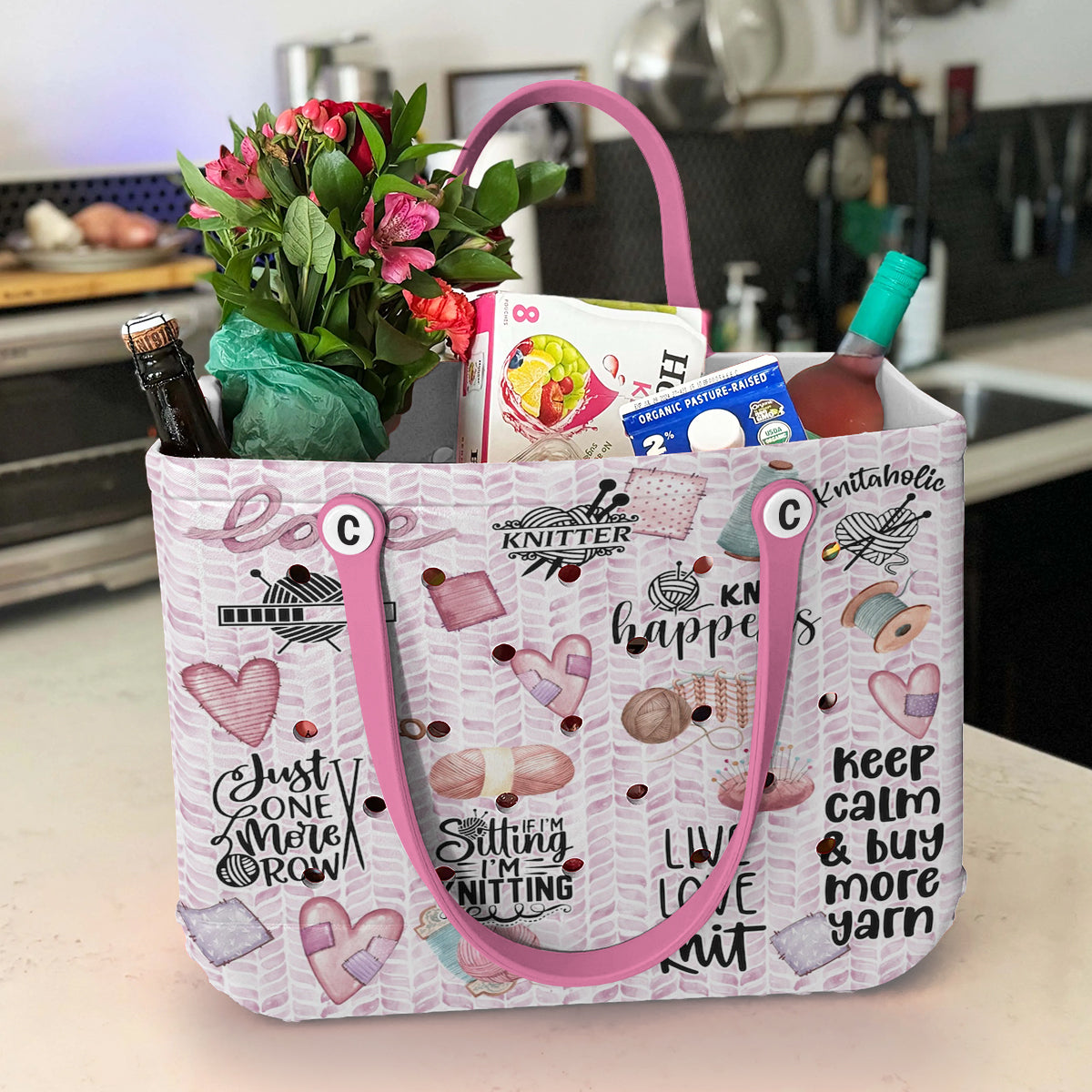Ceeprints Cee™ Bag Knitting Bliss