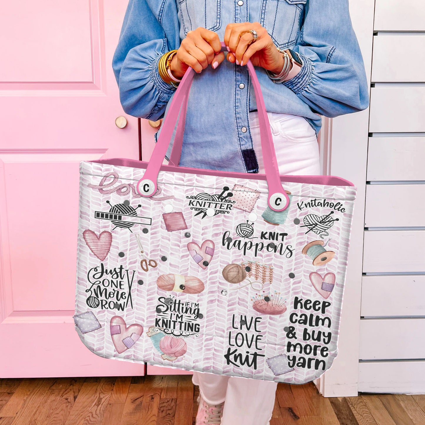 Ceeprints Cee™ Bag Knitting Bliss