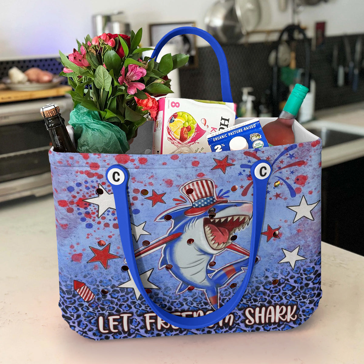 Ceeprints Cee™ Bag Let Freedom Shark