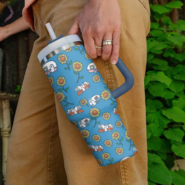 Ceeprints Tumbler Life is good with camping