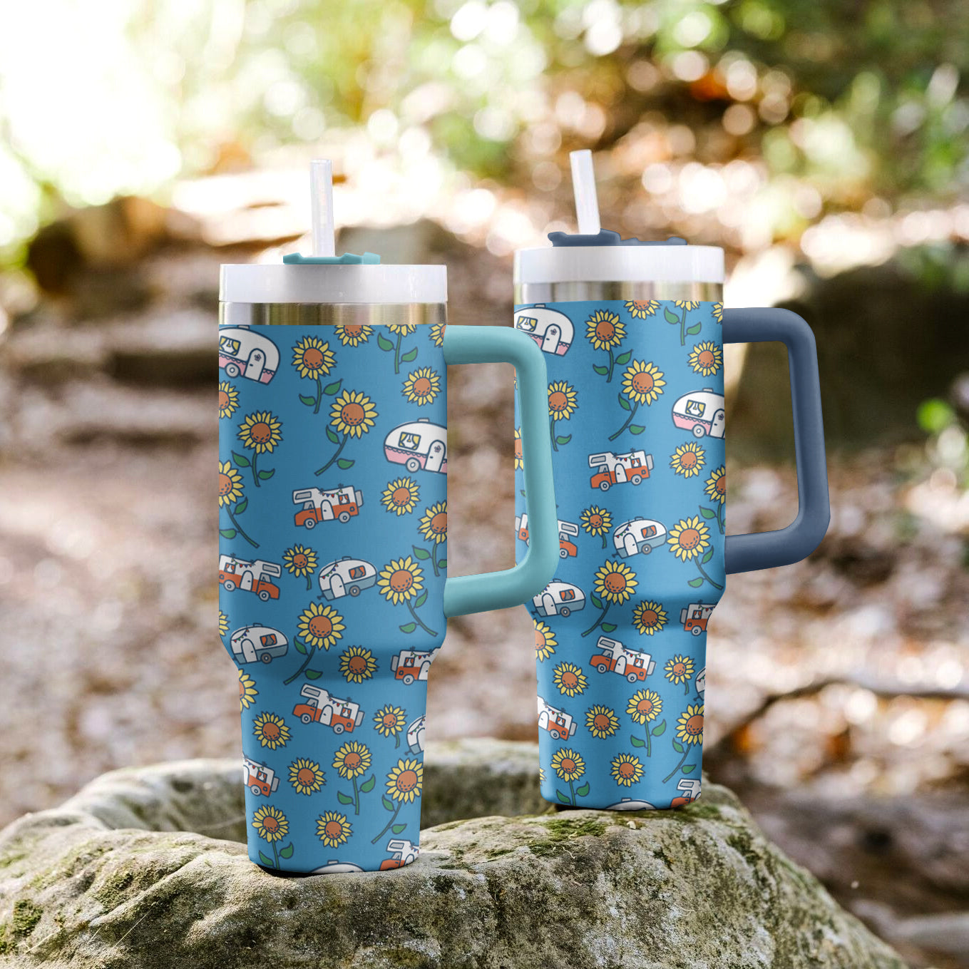 Ceeprints Tumbler Life is good with camping