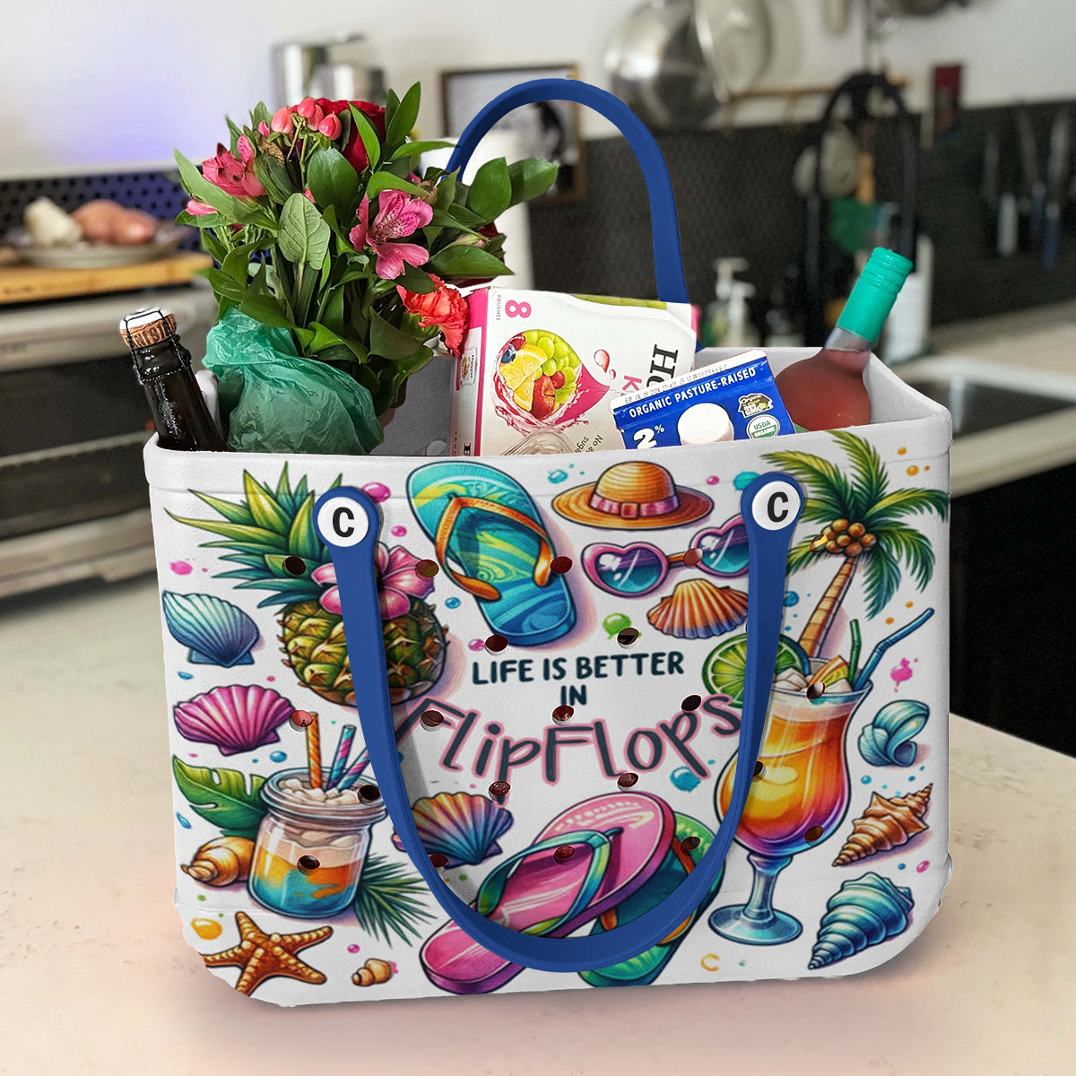 Ceeprints Cee™ Bag Life is Better in Flipflops