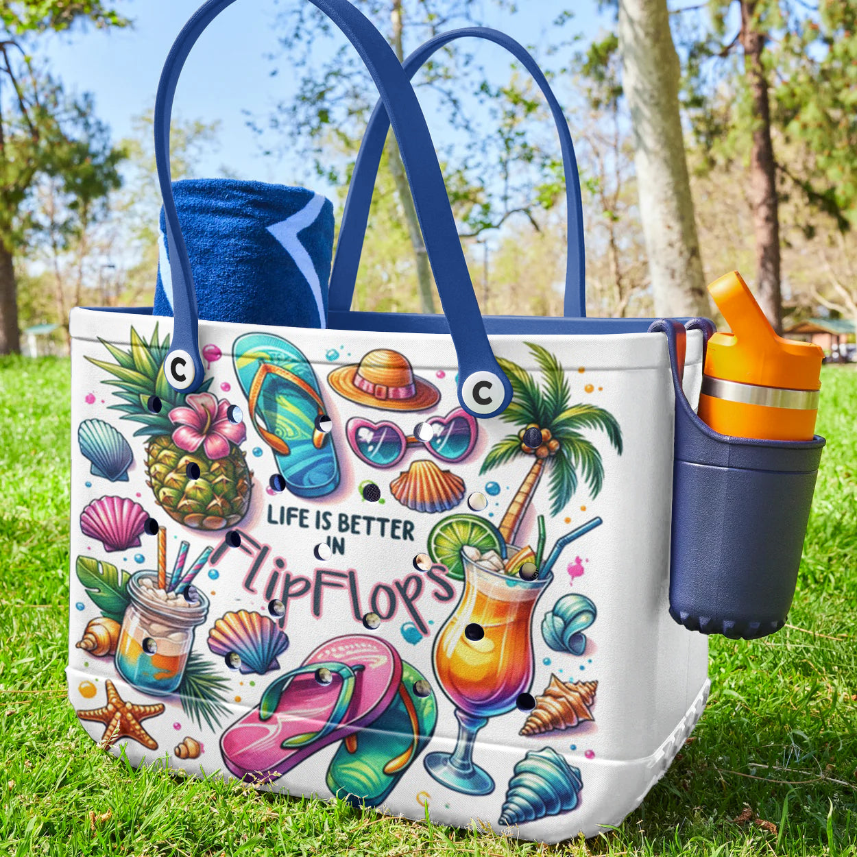 Ceeprints Cee™ Bag Life is Better in Flipflops