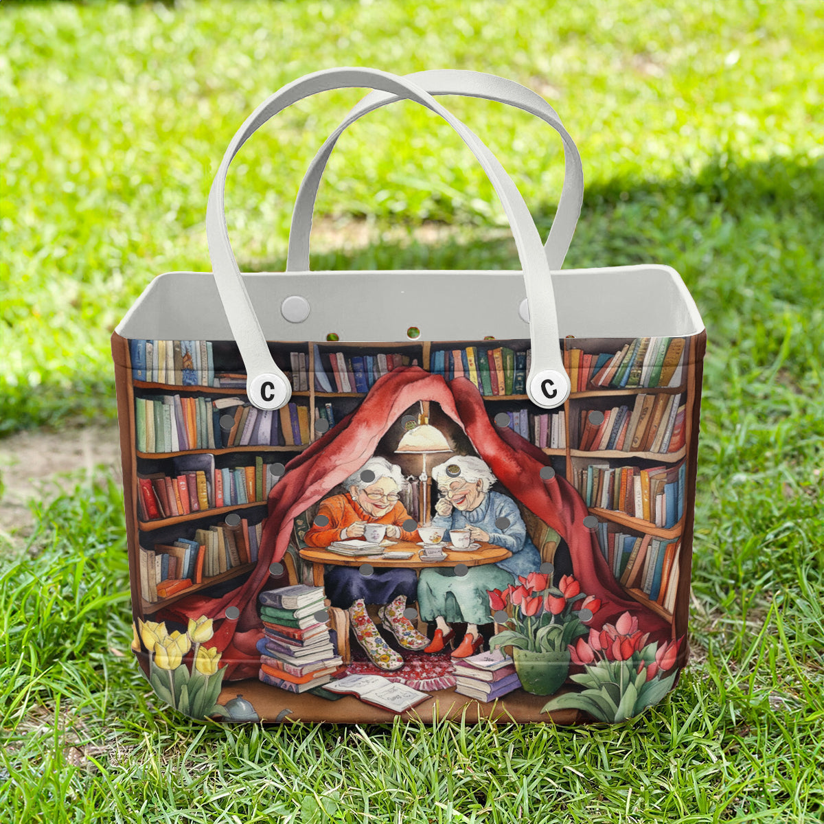 Ceeprints Cee™ Bag Love books, drink tea with best friend