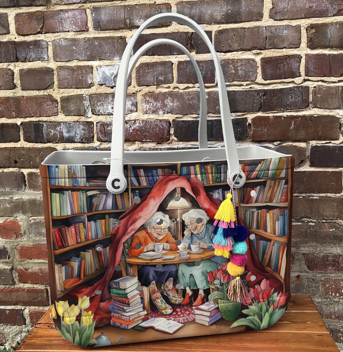 Ceeprints Cee™ Bag Love books, drink tea with best friend