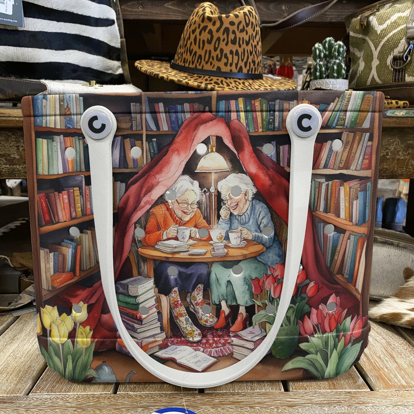 Ceeprints Cee™ Bag Love books, drink tea with best friend