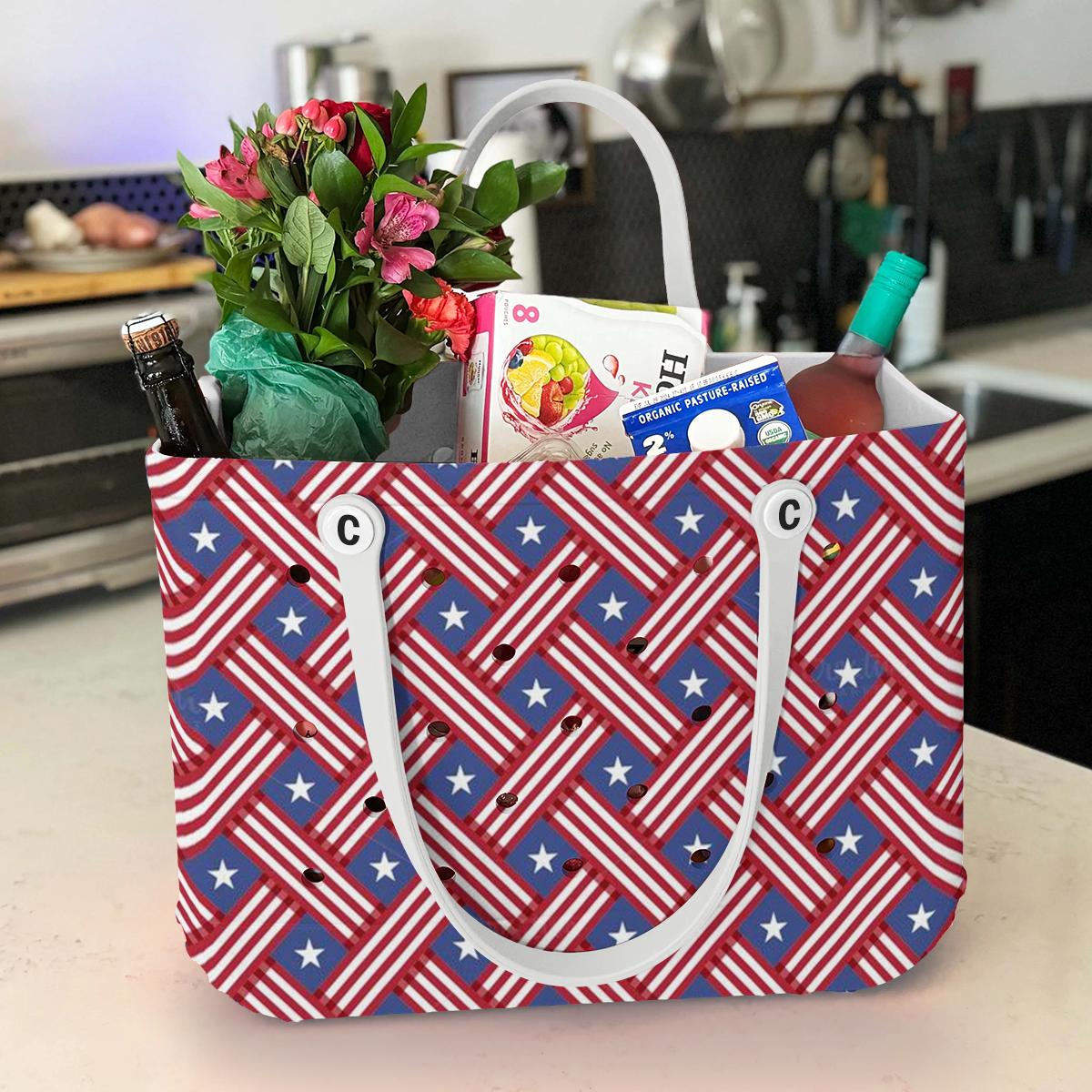 Ceeprints Cee™ Bag Patchwork of Patriotism