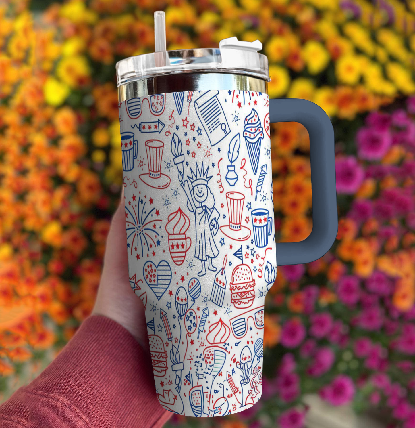 Ceeprints Tumbler Yay for the USA!
