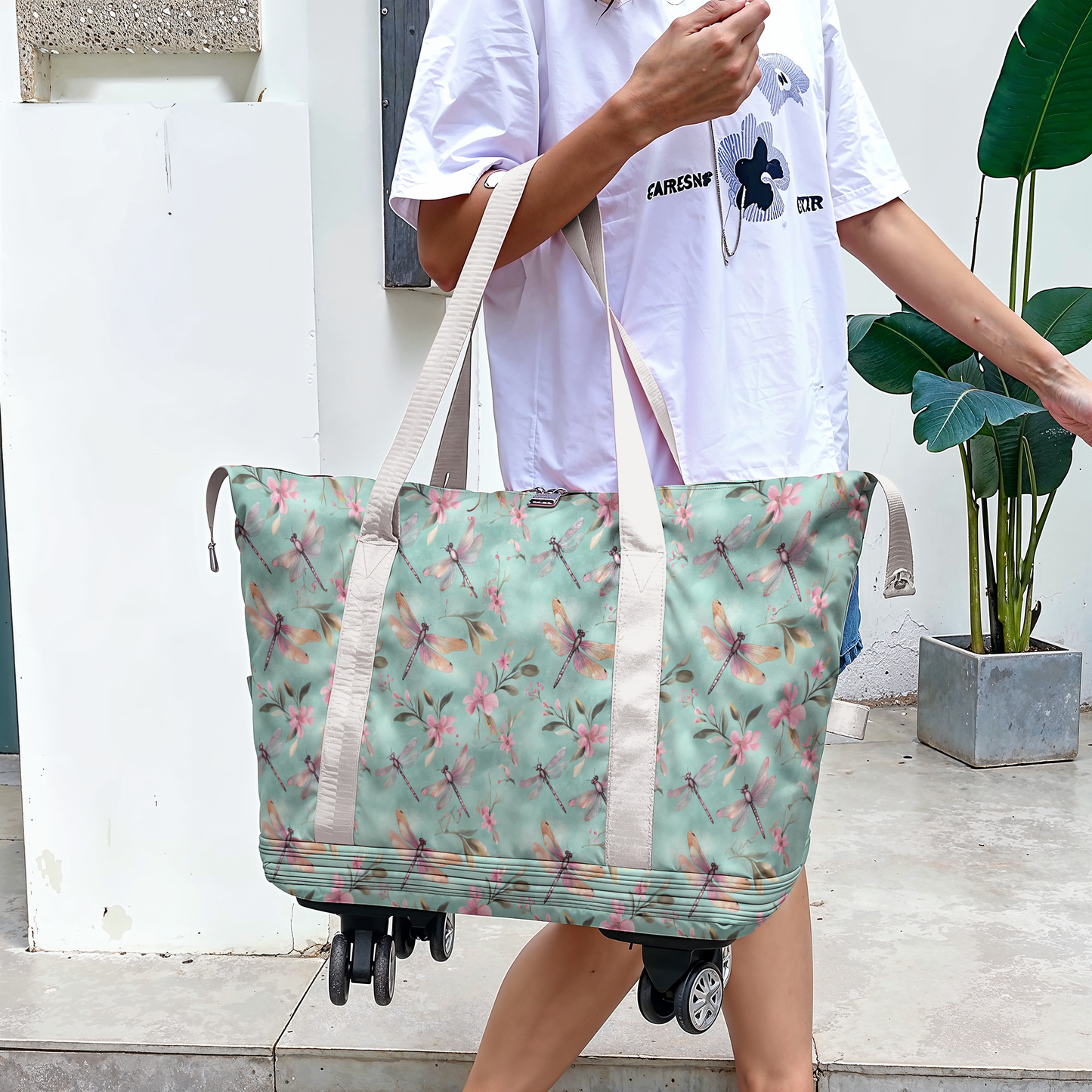 Cee™ Rolling Duffle Bag Dragonfly Days of Summer