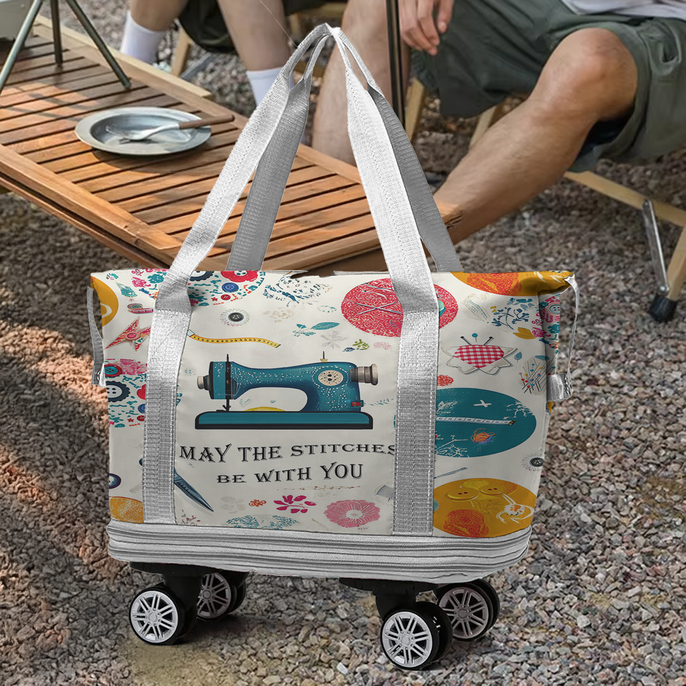 Cee™ Rolling Duffle Bag Whispering Stitches