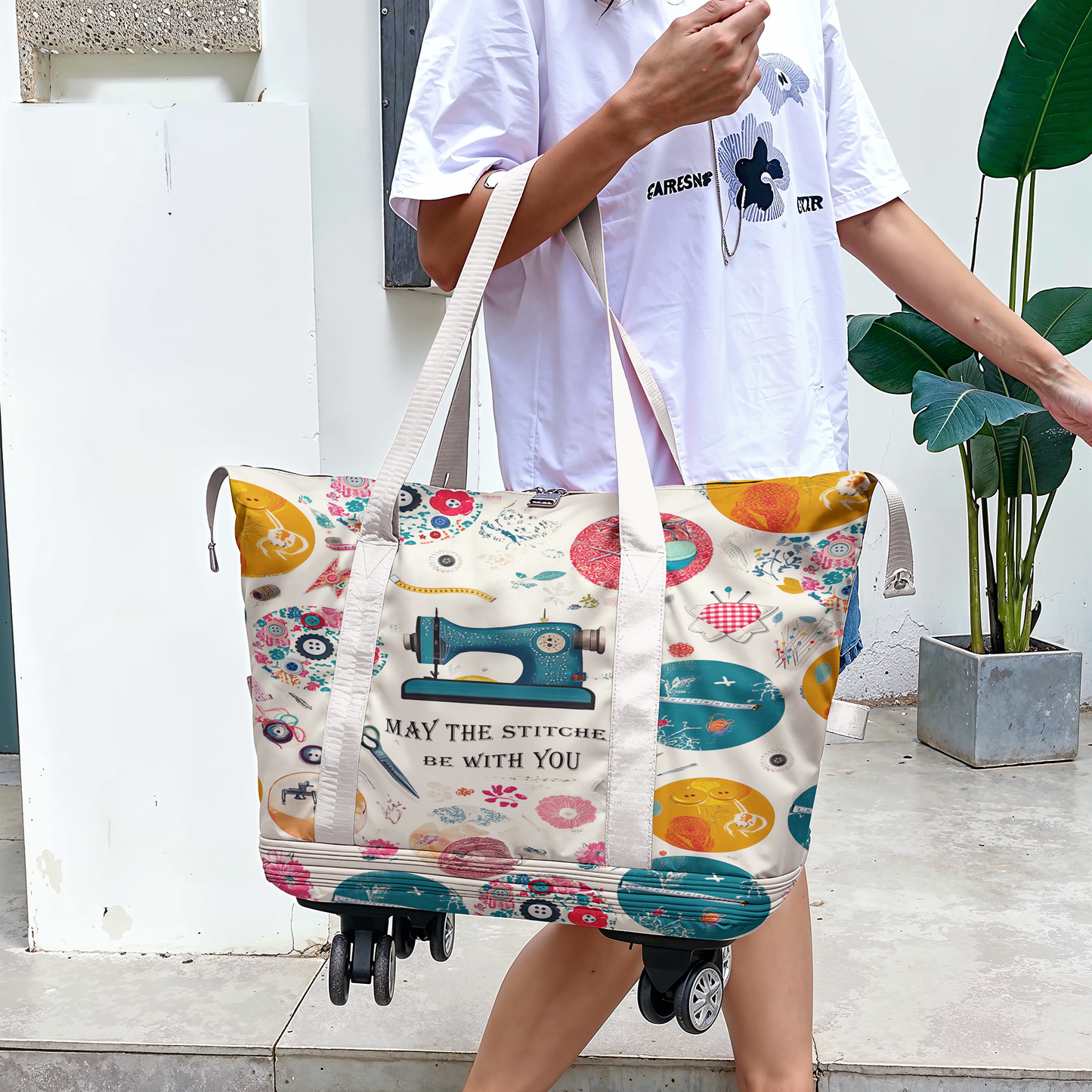 Cee™ Rolling Duffle Bag Whispering Stitches