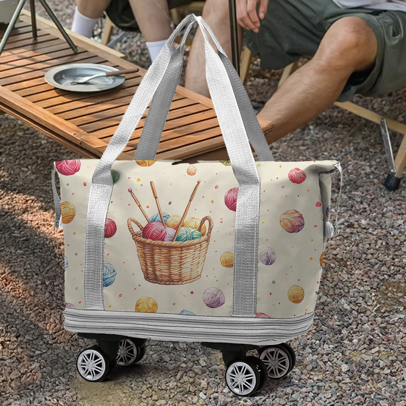 Cee™ Rolling Duffle Bag Loops of Love