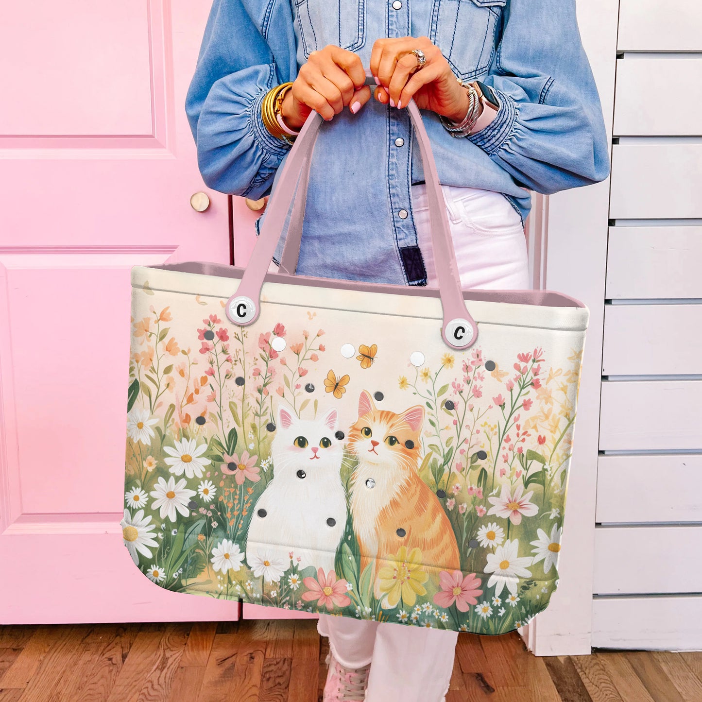 Ceeprints Cee™ Bag Two spring cats