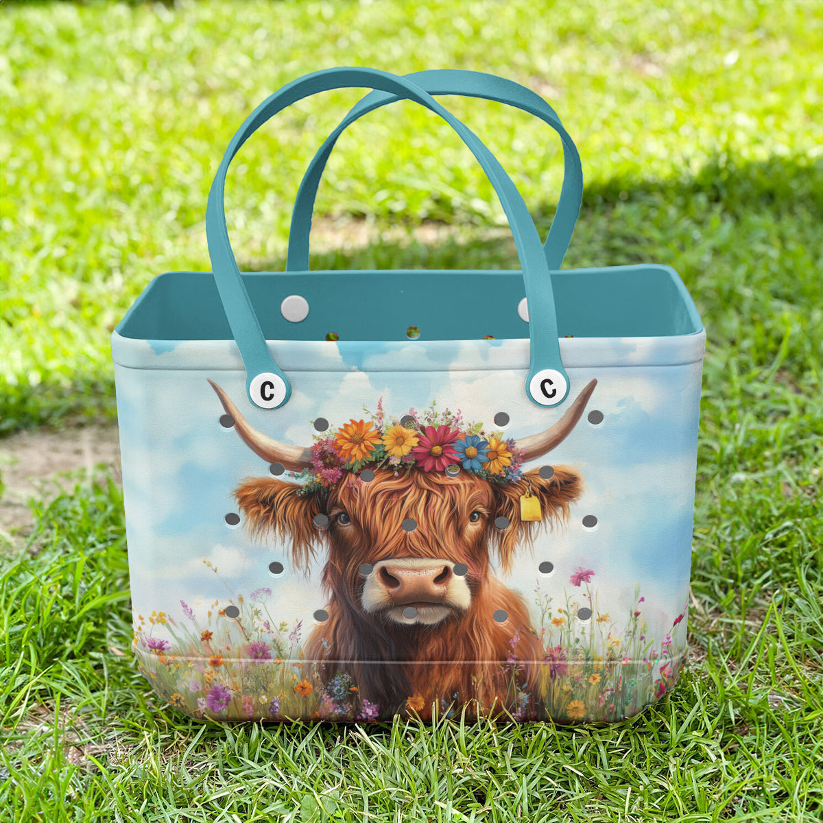 Ceeprints Cee™ Bag Flowered Cow