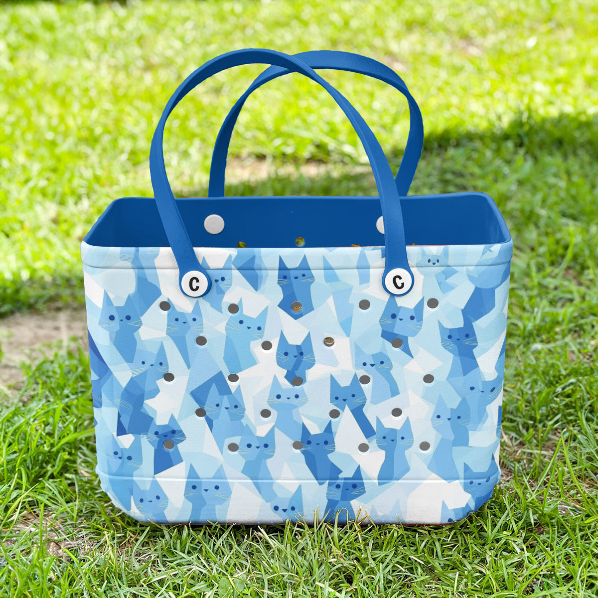 Ceeprints Cee™ Bag Blue Meow-mory