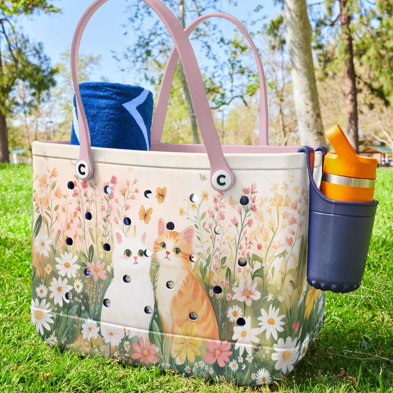 Ceeprints Cee™ Bag Two spring cats