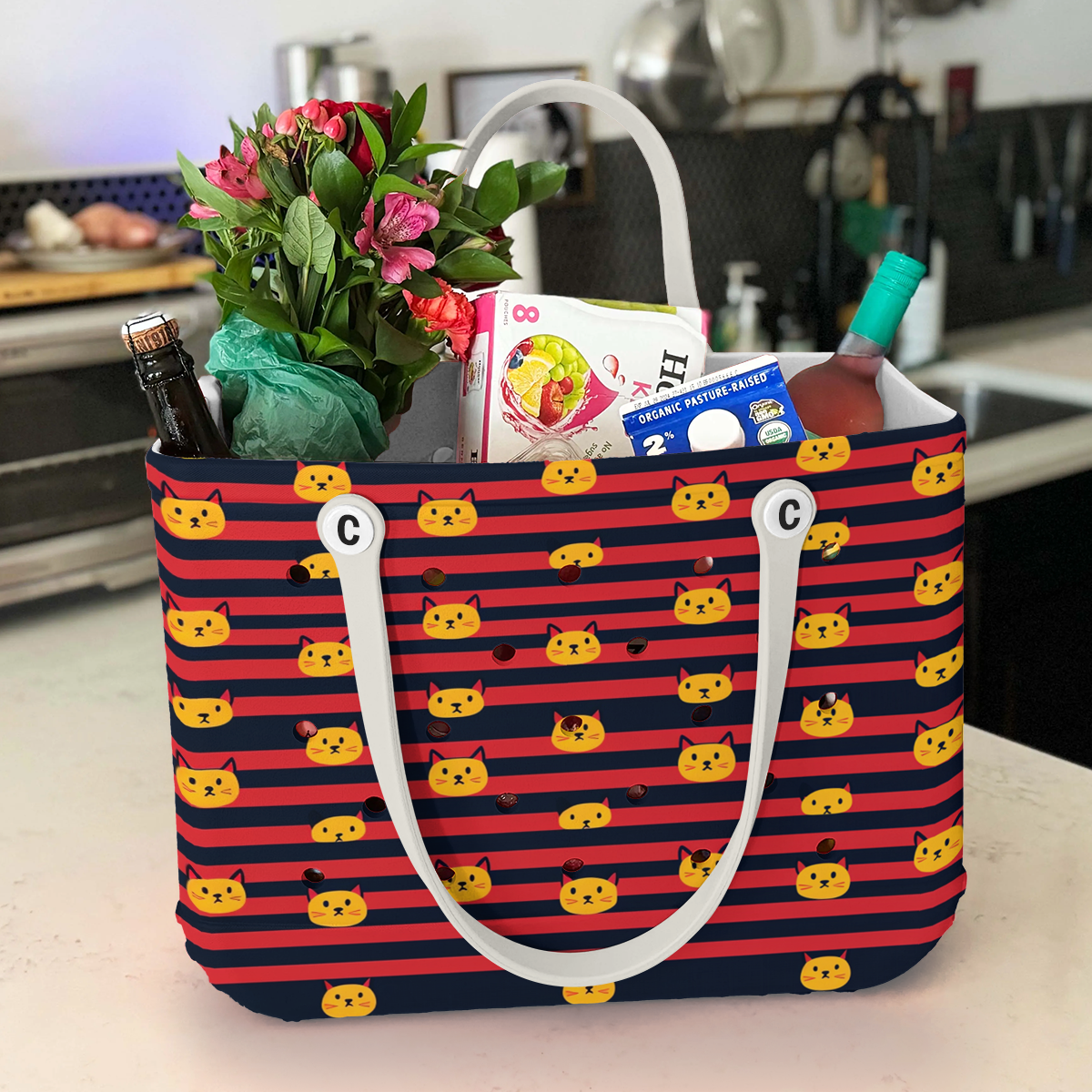 Ceeprints Cee™ Bag Kitty Stripes