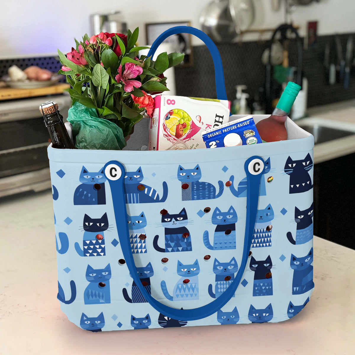 Ceeprints Cee™ Bag Blue Meowgic Moments