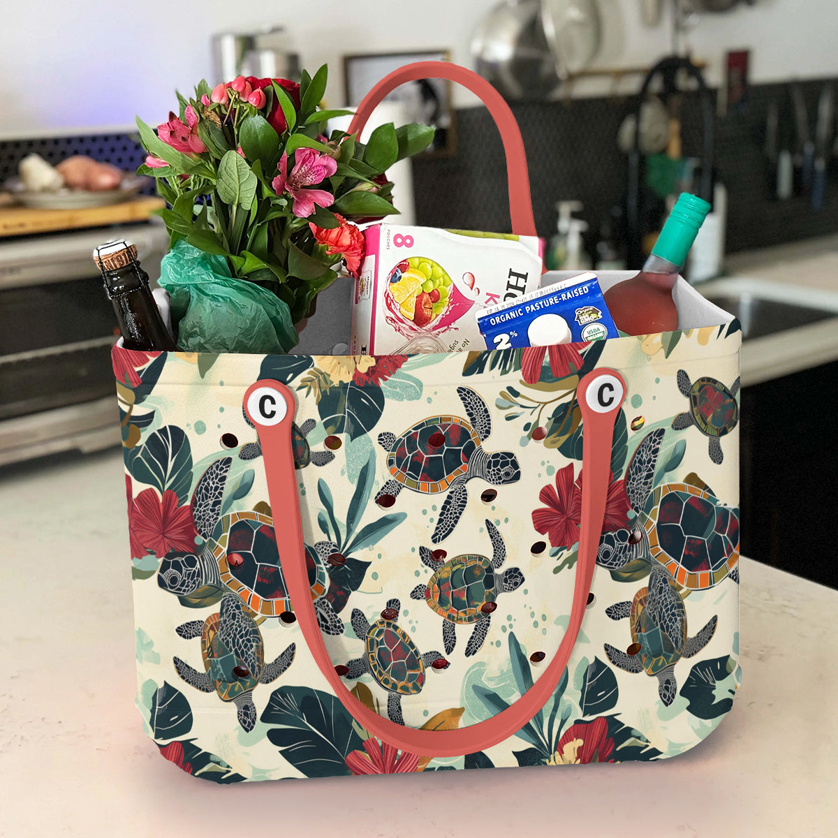 Ceeprints Cee™ Bag Turtles on the journey
