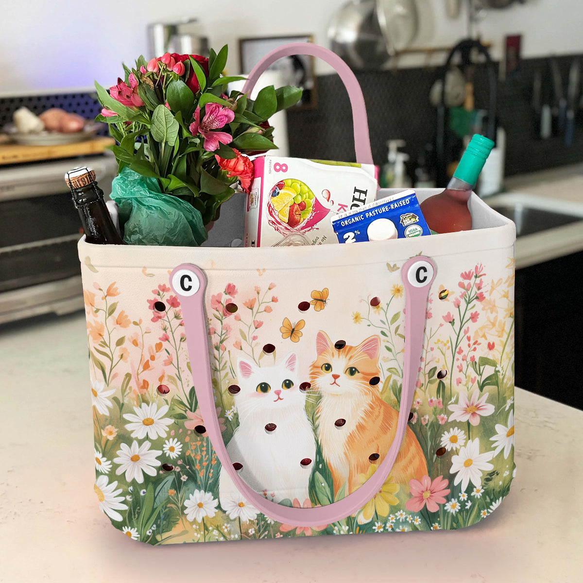 Ceeprints Cee™ Bag Two spring cats