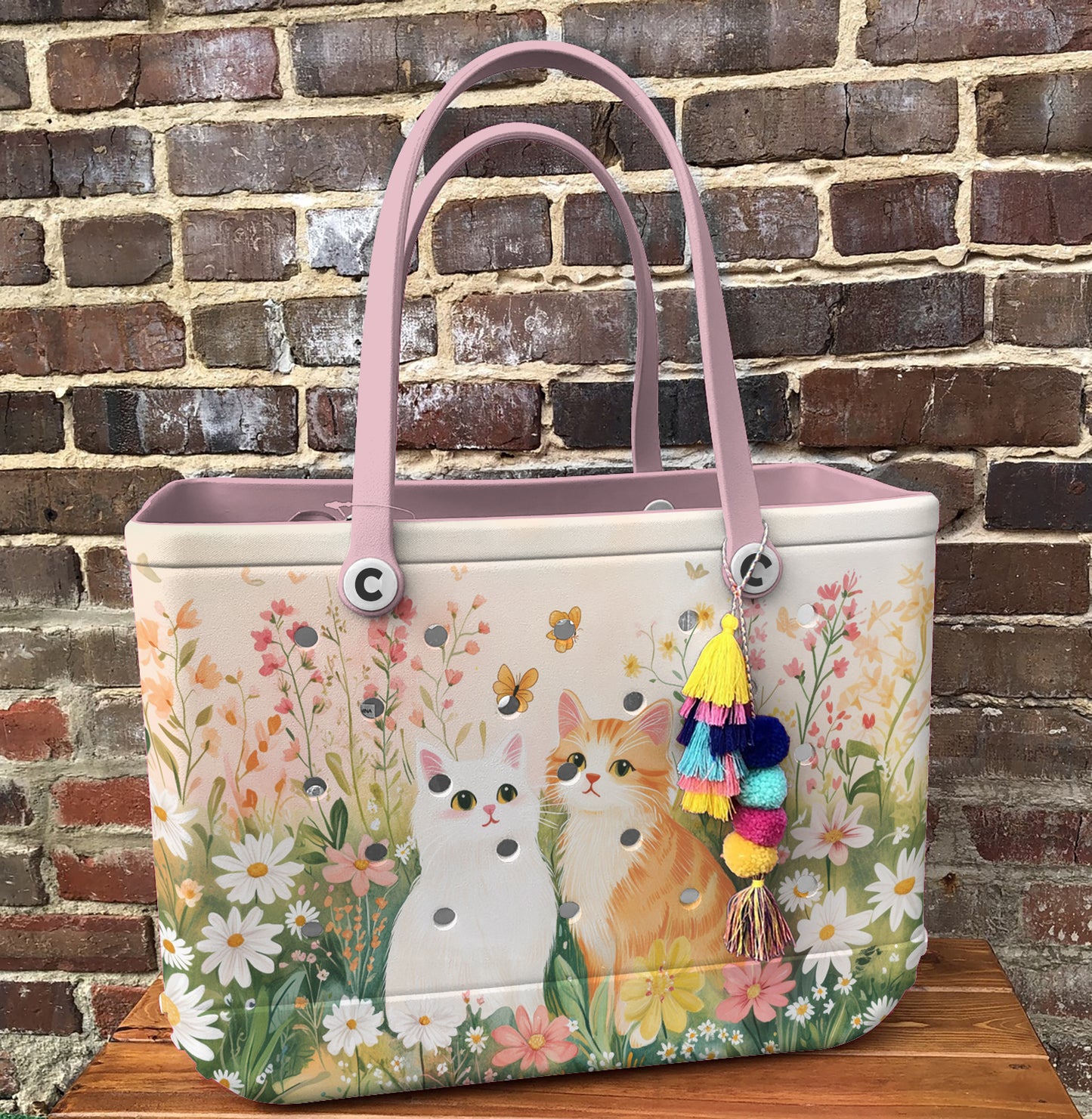 Ceeprints Cee™ Bag Two spring cats