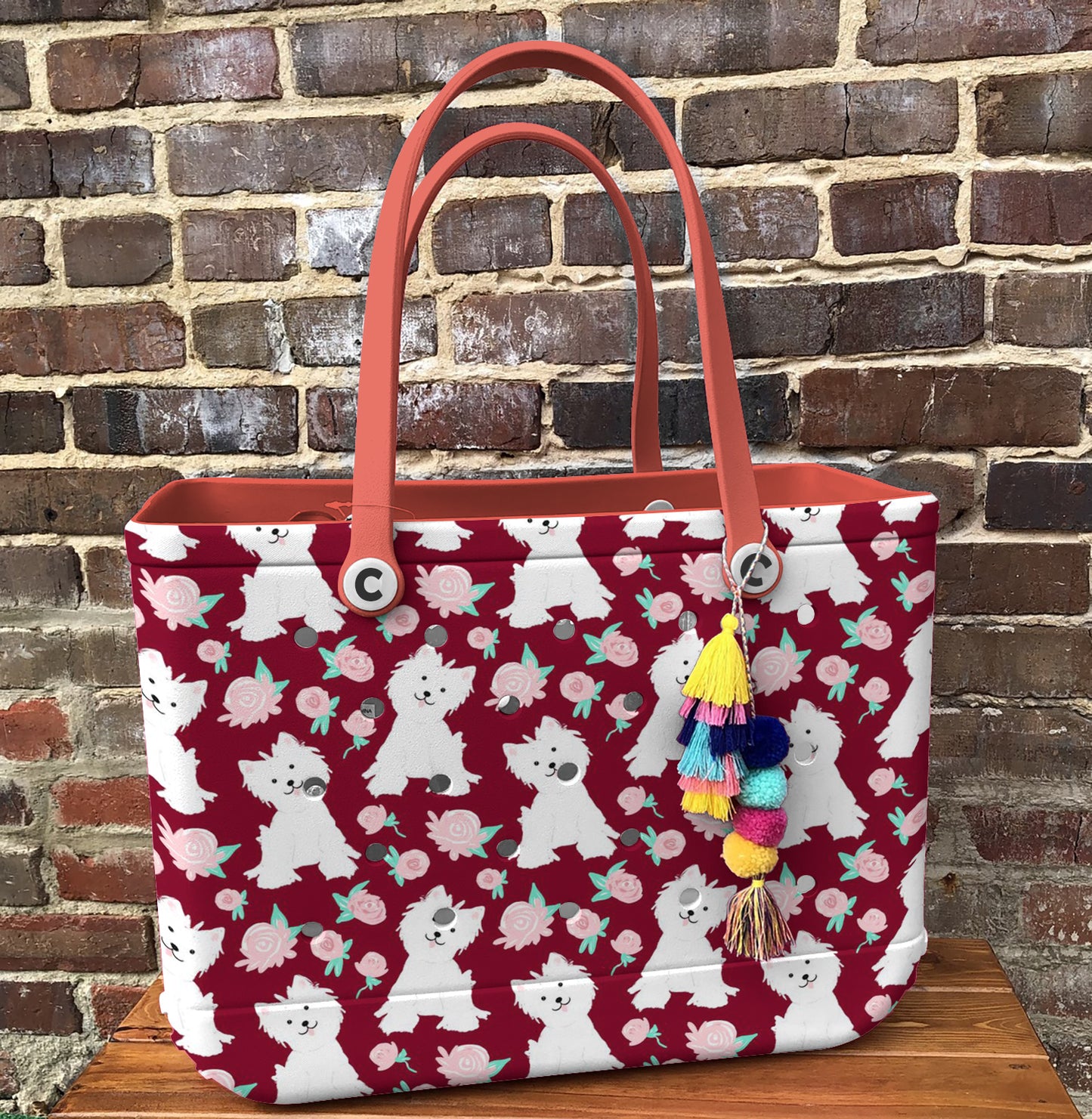 Ceeprints Cee™ Bag Westie Loves Roses