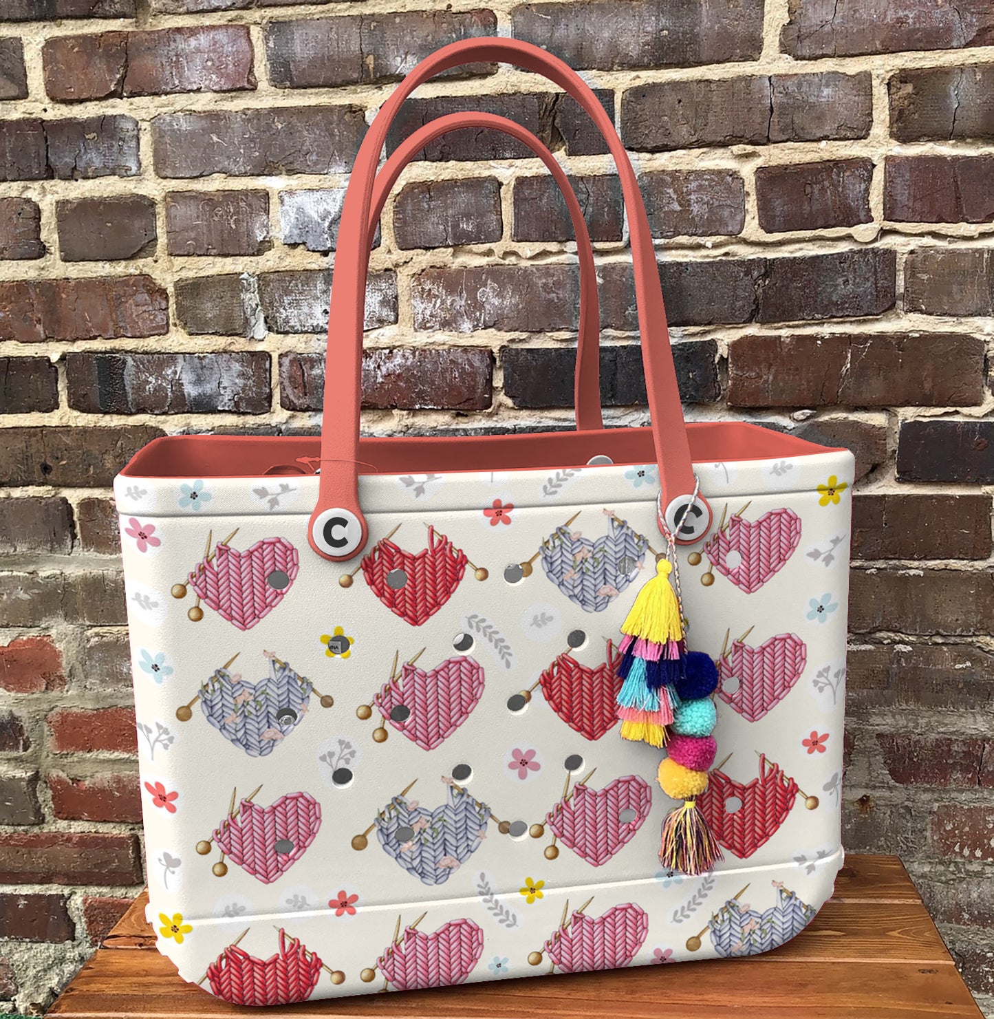 Ceeprints Cee™ Bag All you knit is love