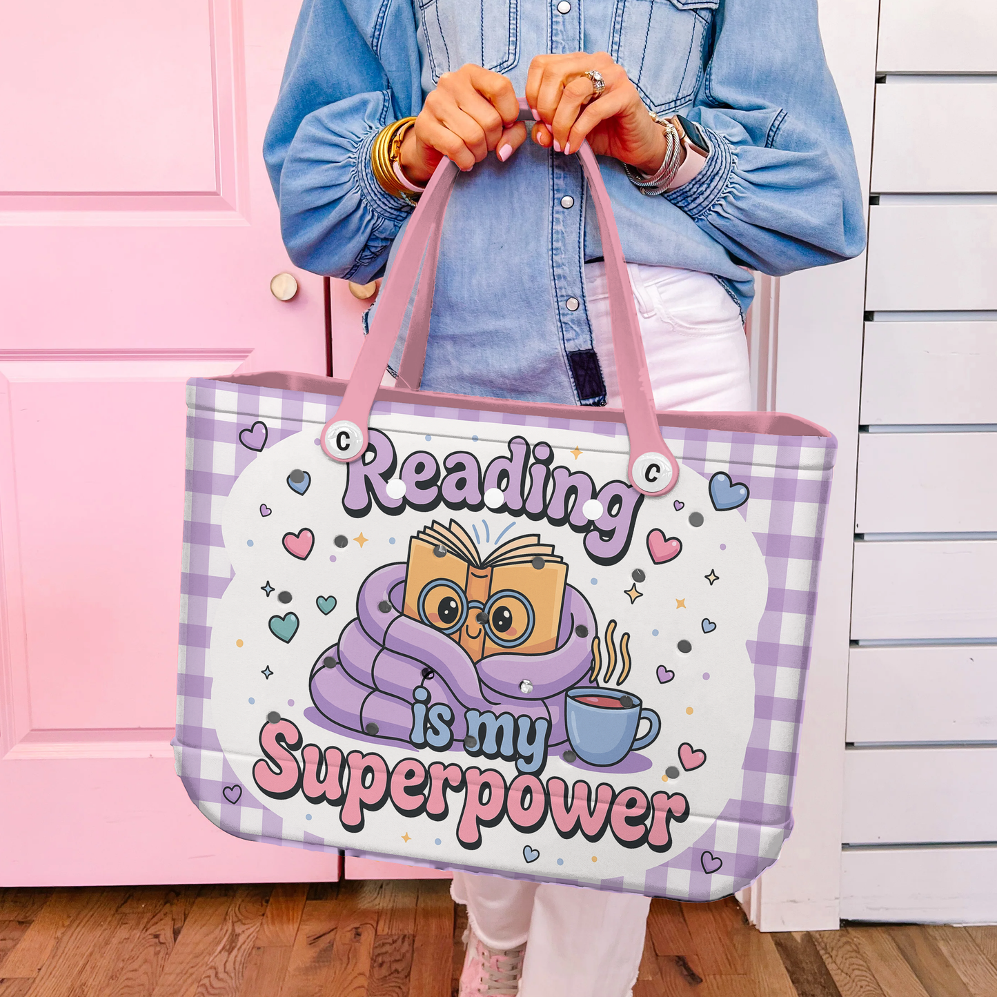 Ceeprints Cee™ Bag Reading is my Superpower