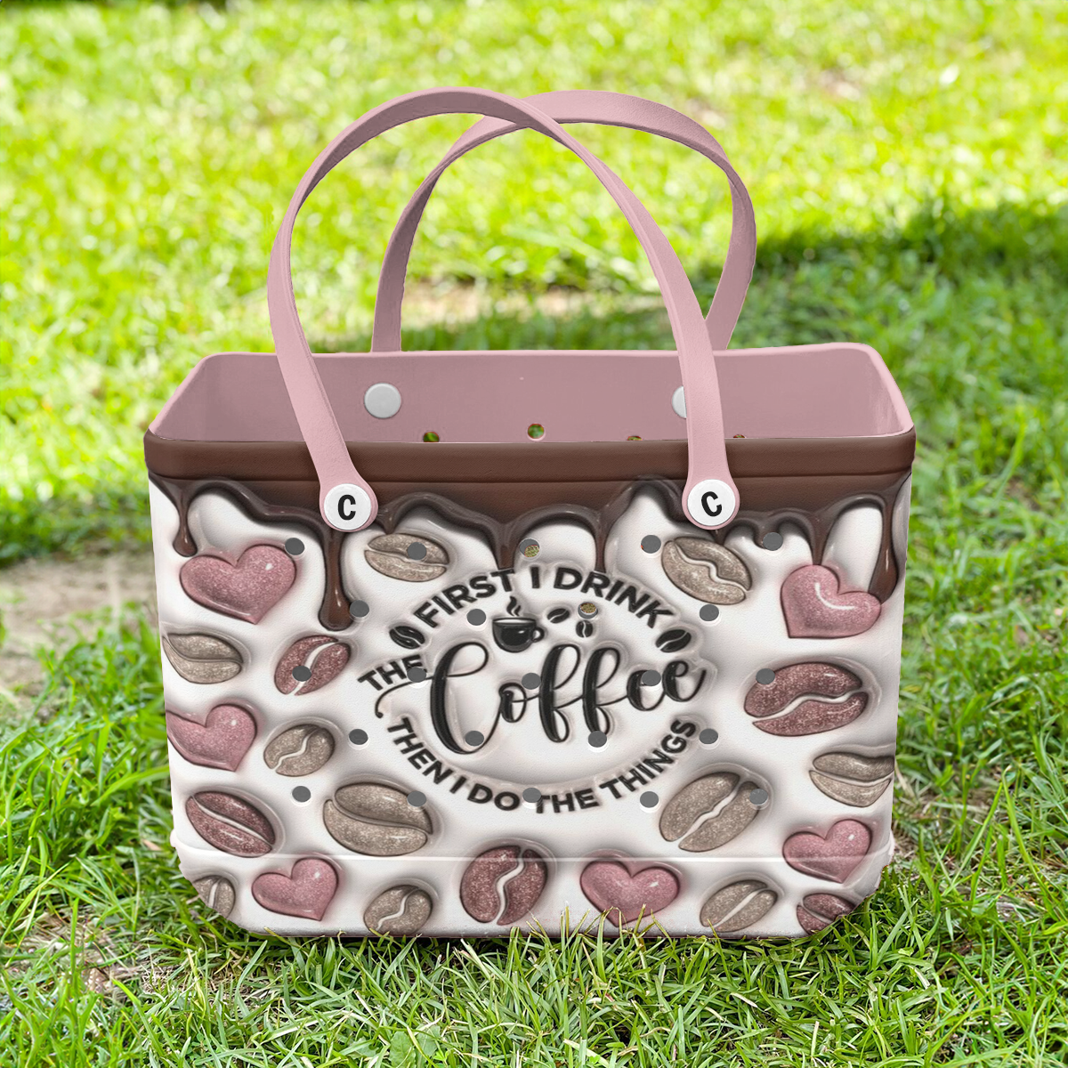 Ceeprints Cee™ Bag Coffee First, Hustle Later