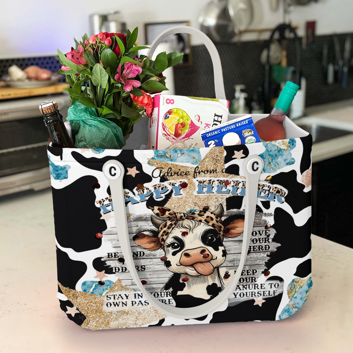 Ceeprints Cee™ Bag Udderly Happy