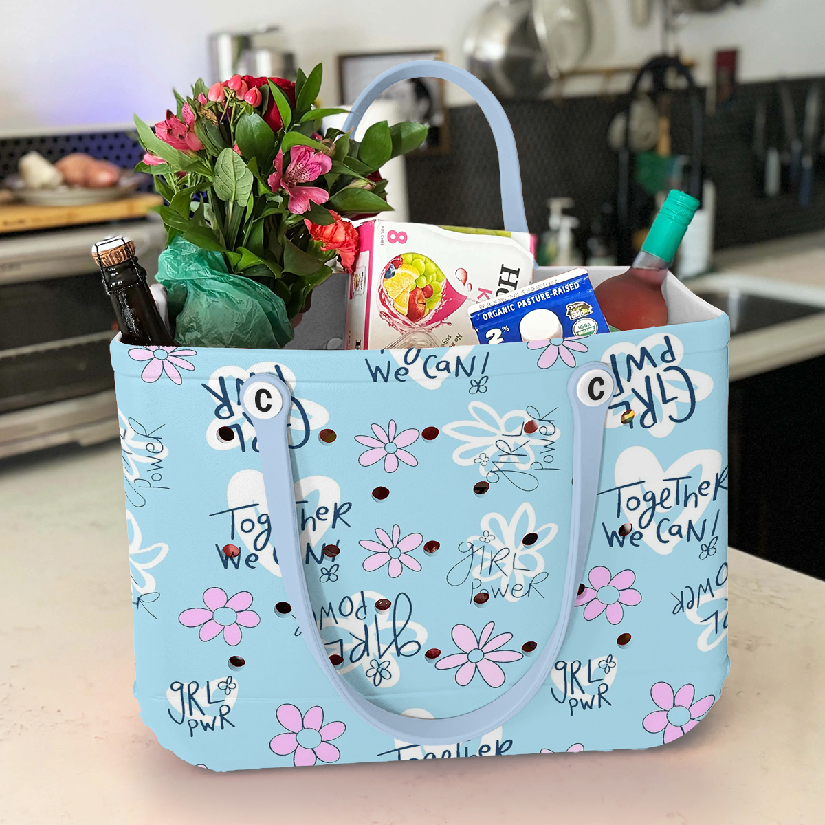 Ceeprints Cee™ Bag Grl Pwr in Blue