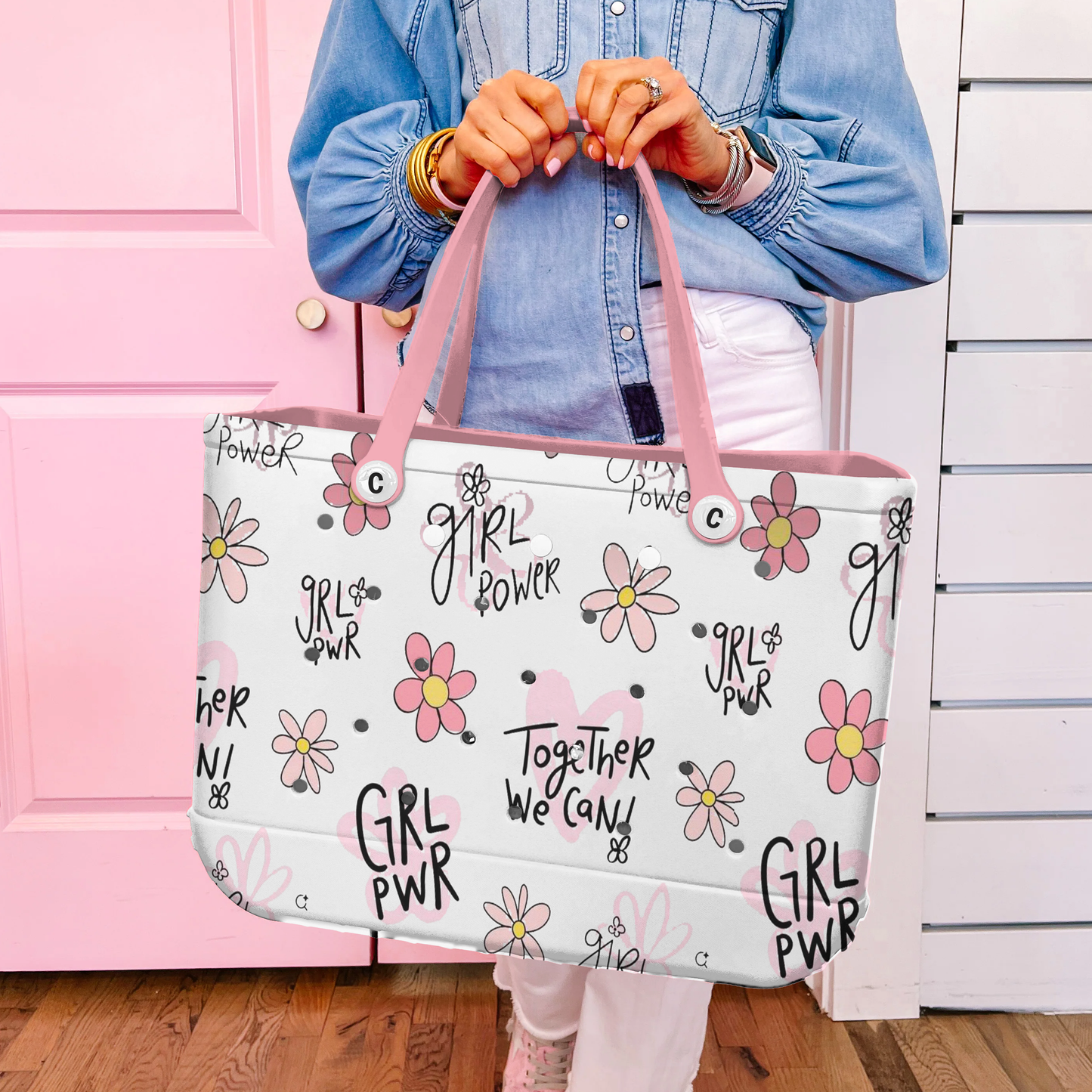 Ceeprints Cee™ Bag Grl Pwr in Pink