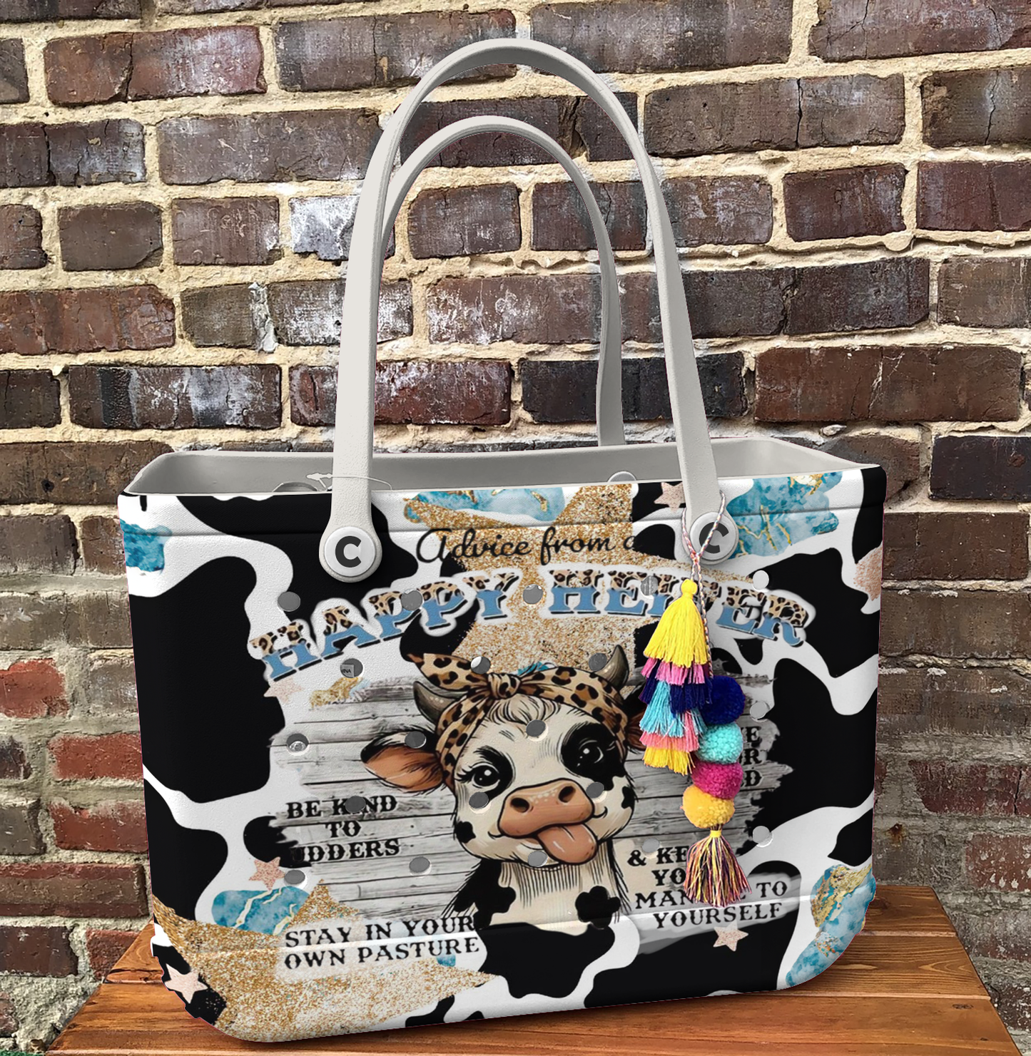 Ceeprints Cee™ Bag Udderly Happy