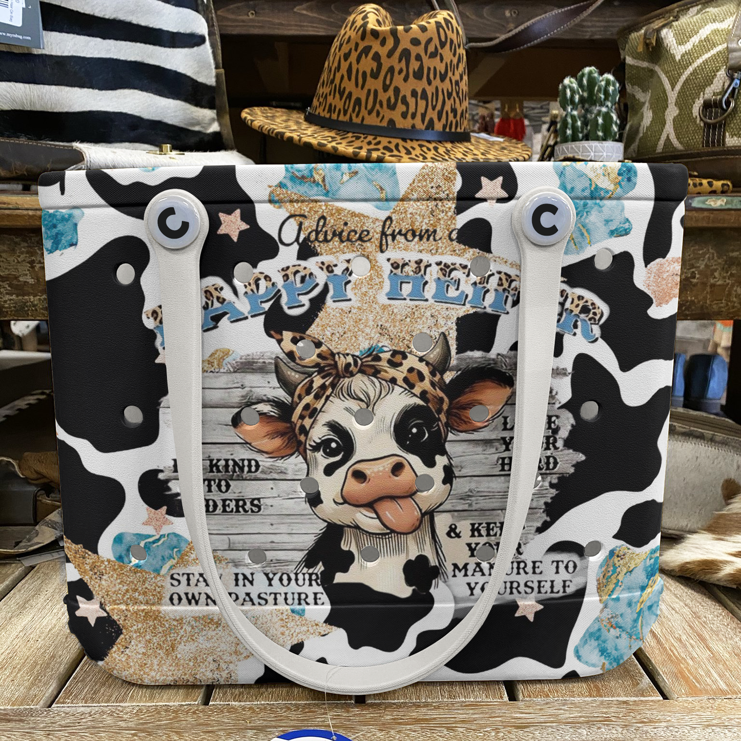 Ceeprints Cee™ Bag Udderly Happy
