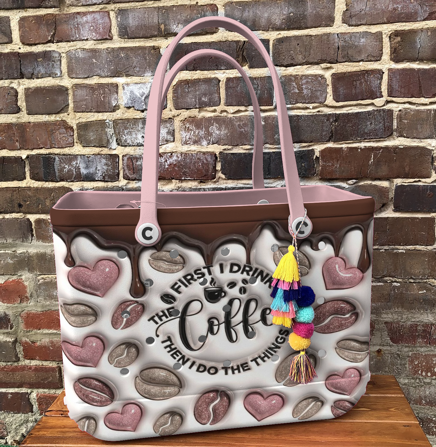 Ceeprints Cee™ Bag Coffee First, Hustle Later