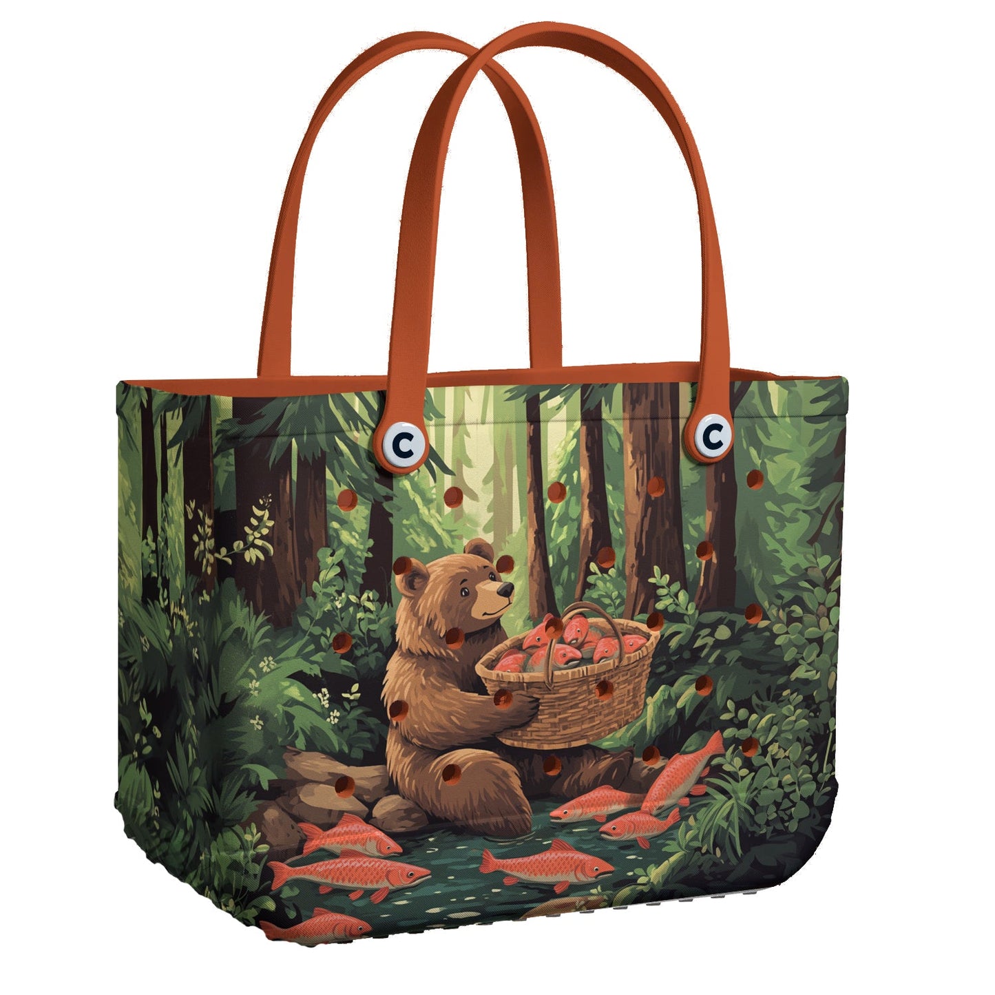 Ceeprints Cee™ Bag Fishing Bear Bliss