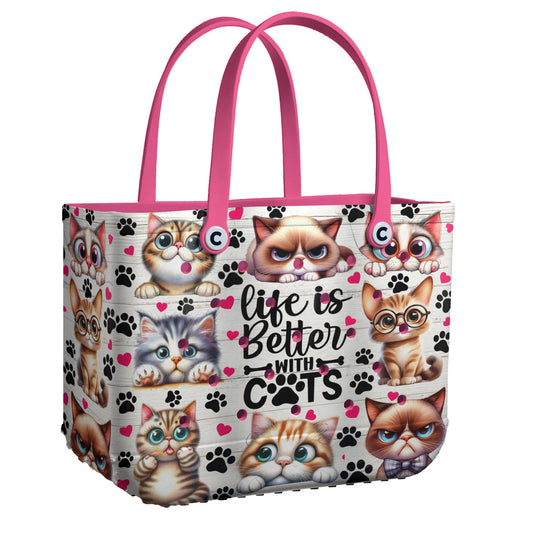 Ceeprints Cee™ Bag  Life is Better with Cats