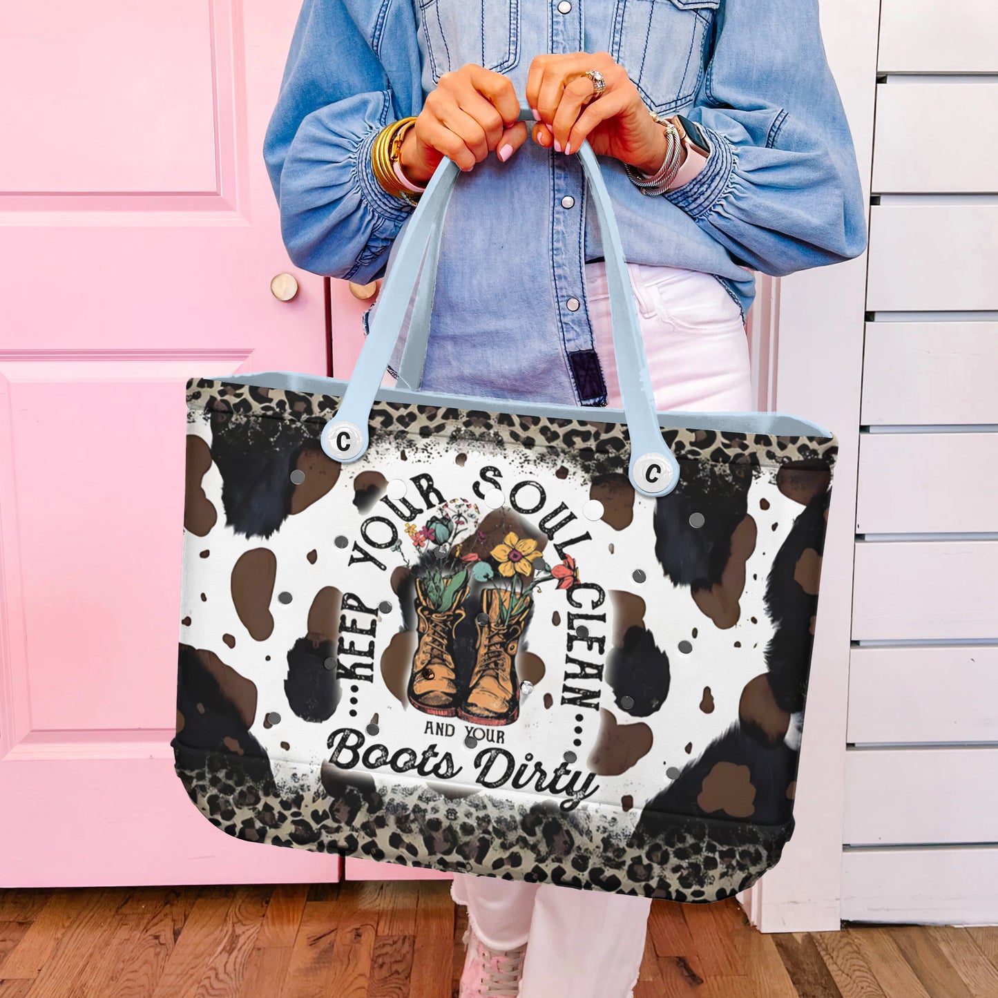 Ceeprints Cee™ Bag Clean Heart, Dirty Boots
