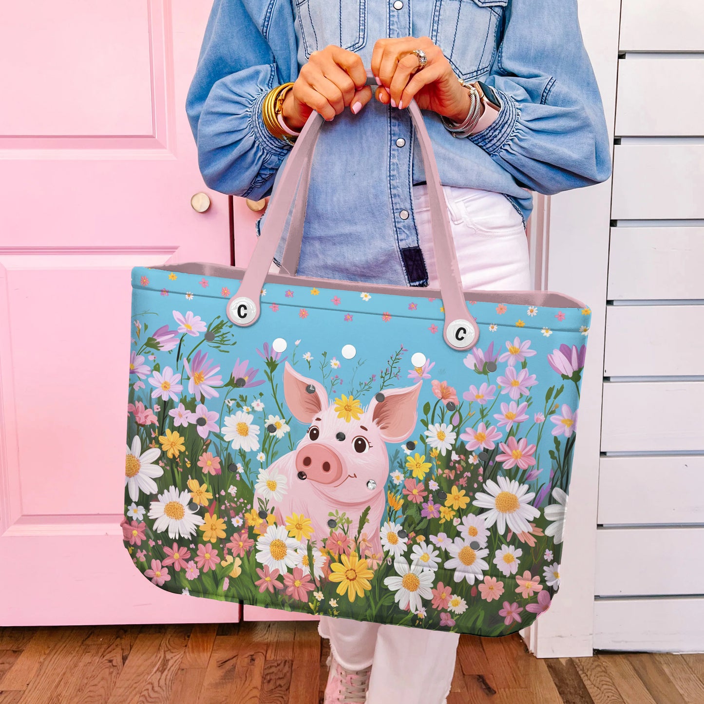 Ceeprints Cee™ Bag Piggy Blooms