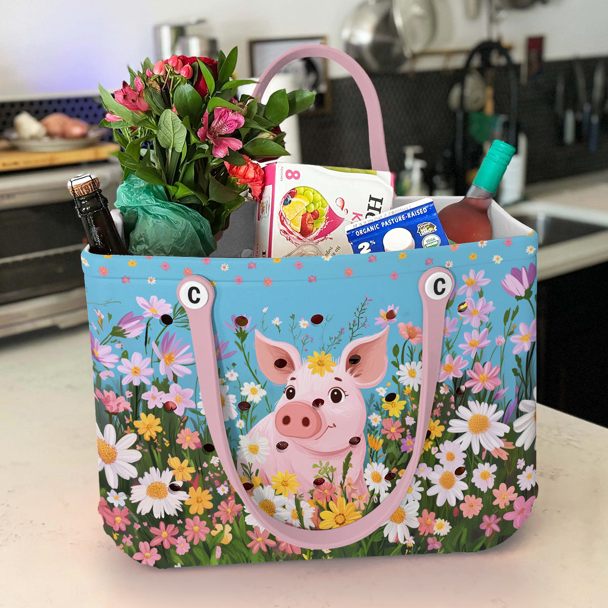 Ceeprints Cee™ Bag Piggy Blooms