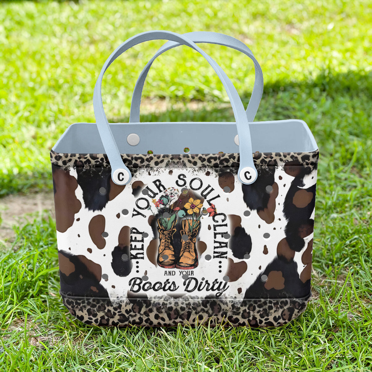 Ceeprints Cee™ Bag Clean Heart, Dirty Boots