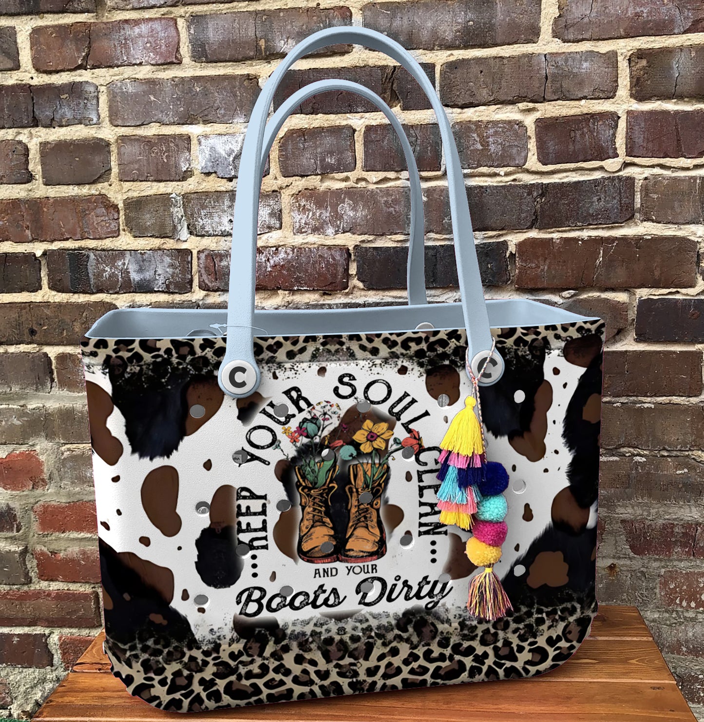 Ceeprints Cee™ Bag Clean Heart, Dirty Boots