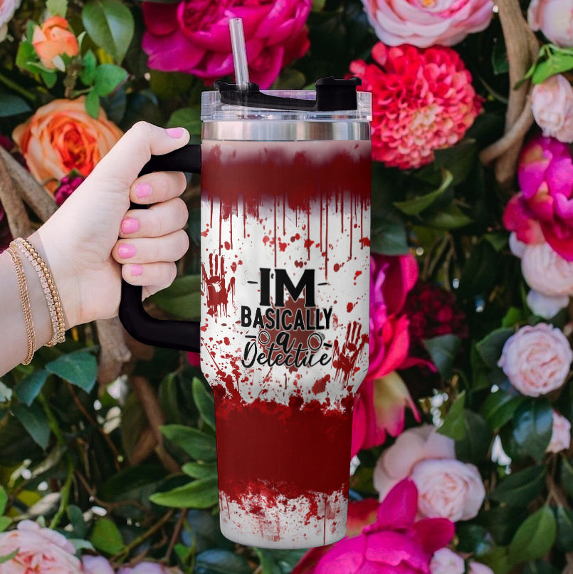 Ceeprints Tumbler Basically a Detective